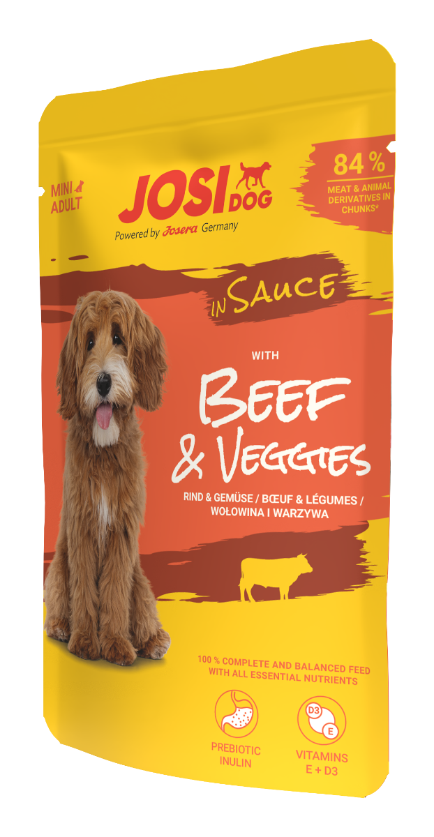 JosiDog Mini Beef&Veggies in Sauce