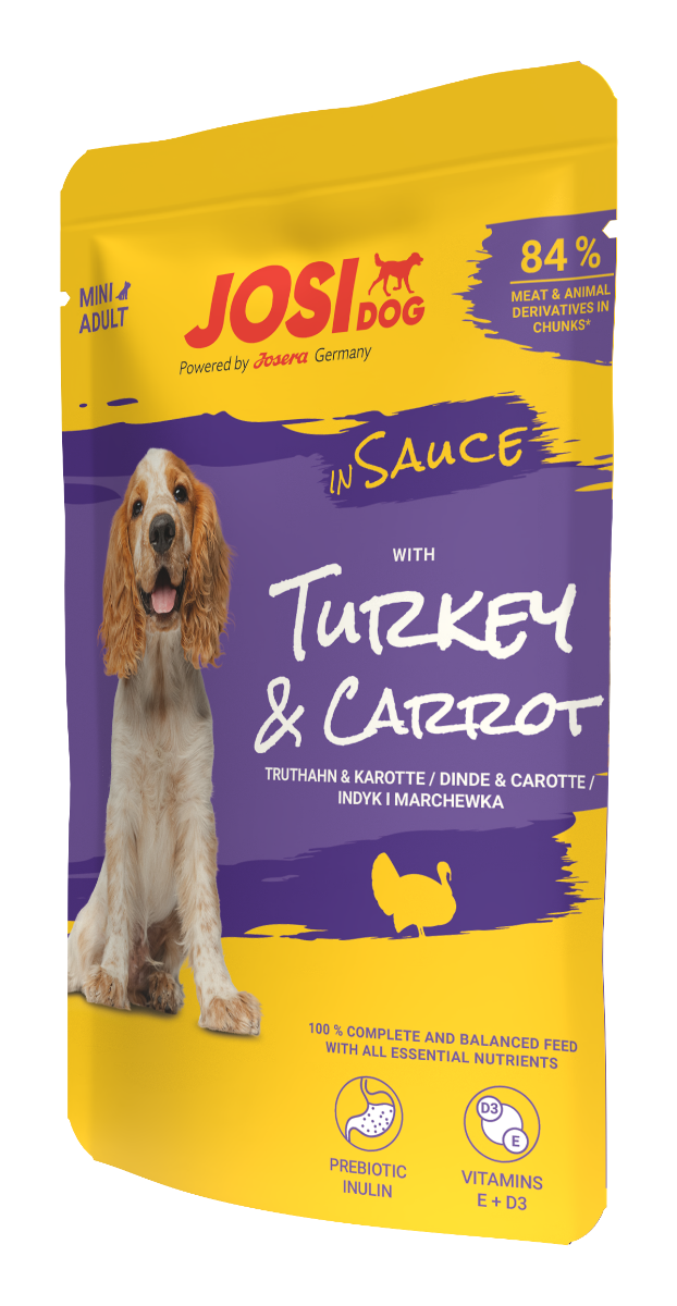JosiDog Mini Turkey&Carrot in Sauce