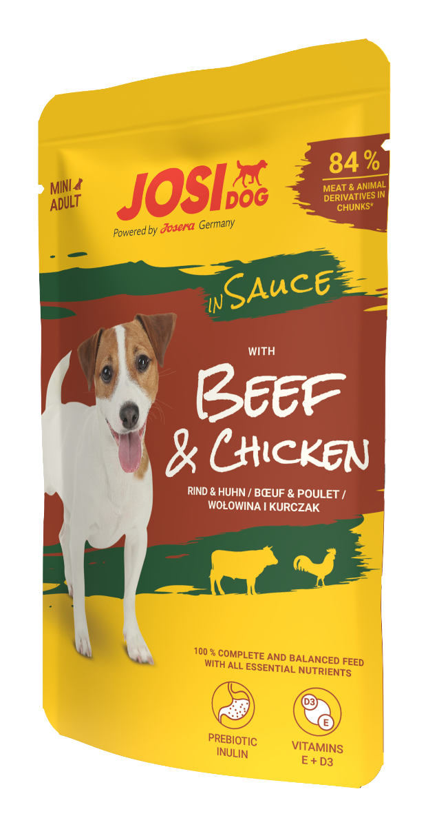 JosiDog Mini Beef&Chicken in Sauce