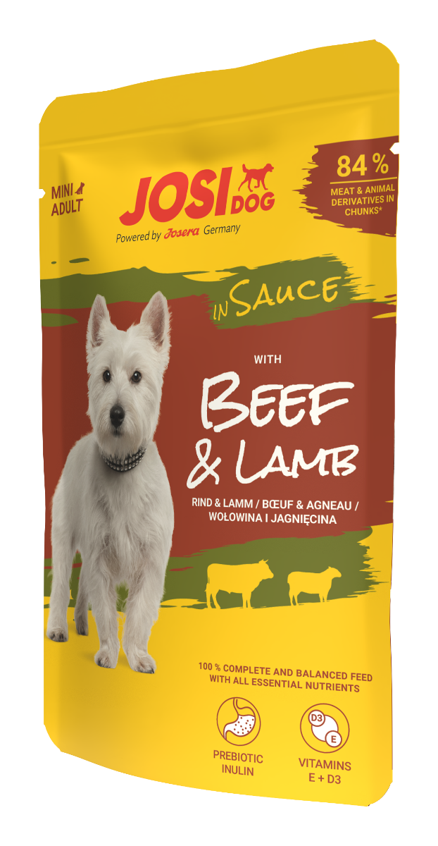 JosiDog Mini Beef&Lamb in Sauce