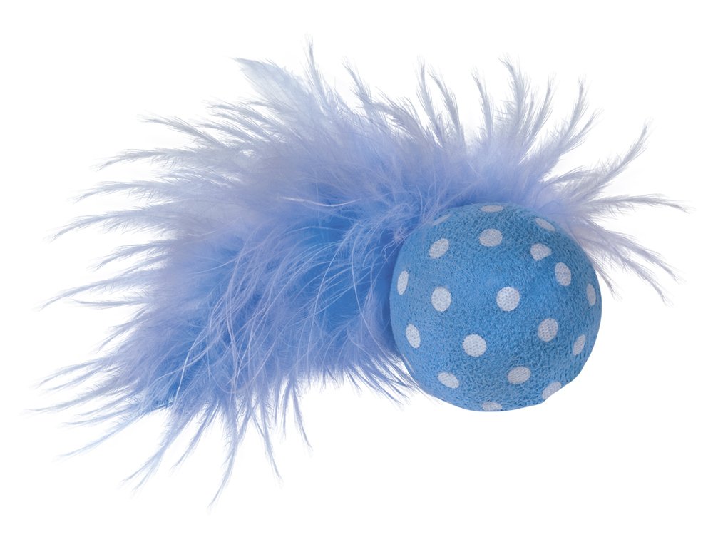 Katzenspielzeug Ball mit Feder