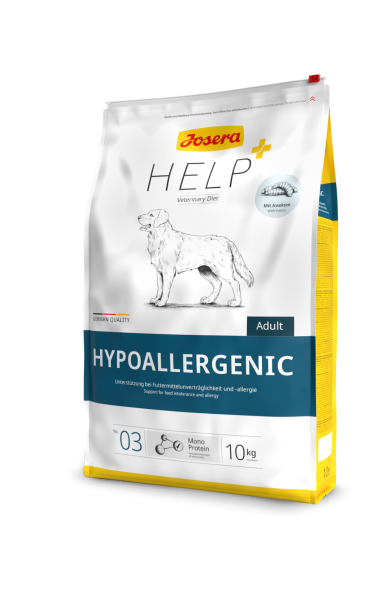 hypoallergenes Hundefutter, Hundefutter für Allergiker, allergenfreies Hundefutter