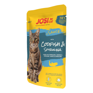 JOSICAT WITH CODFISH IN SAUCE
