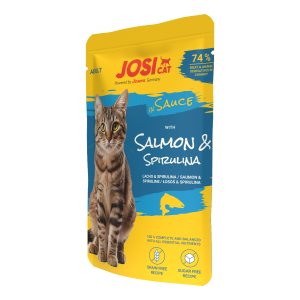 JOSICAT WITH SALMON IN SAUCE