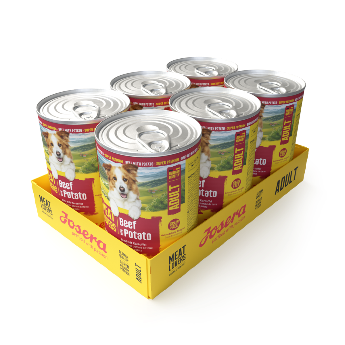 Meat Lovers Beef with Potato 6x400g