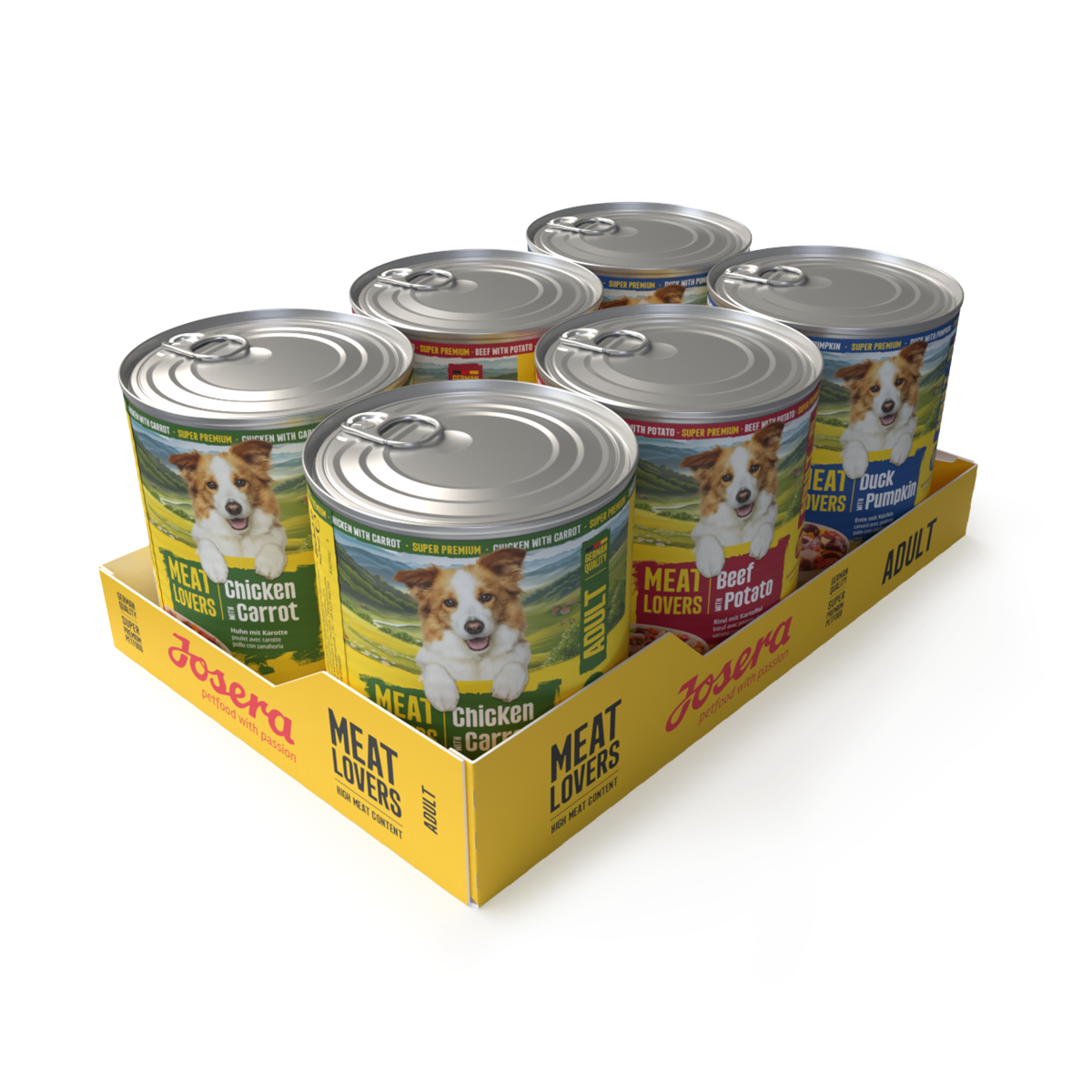 Meat Lovers Adult Menu Multipack 6x800g