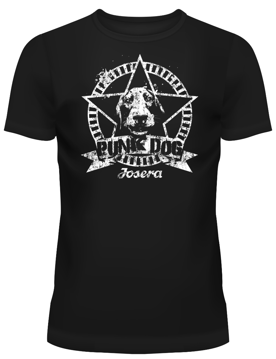 Punk Dog T-Shirt Herren Gr. M