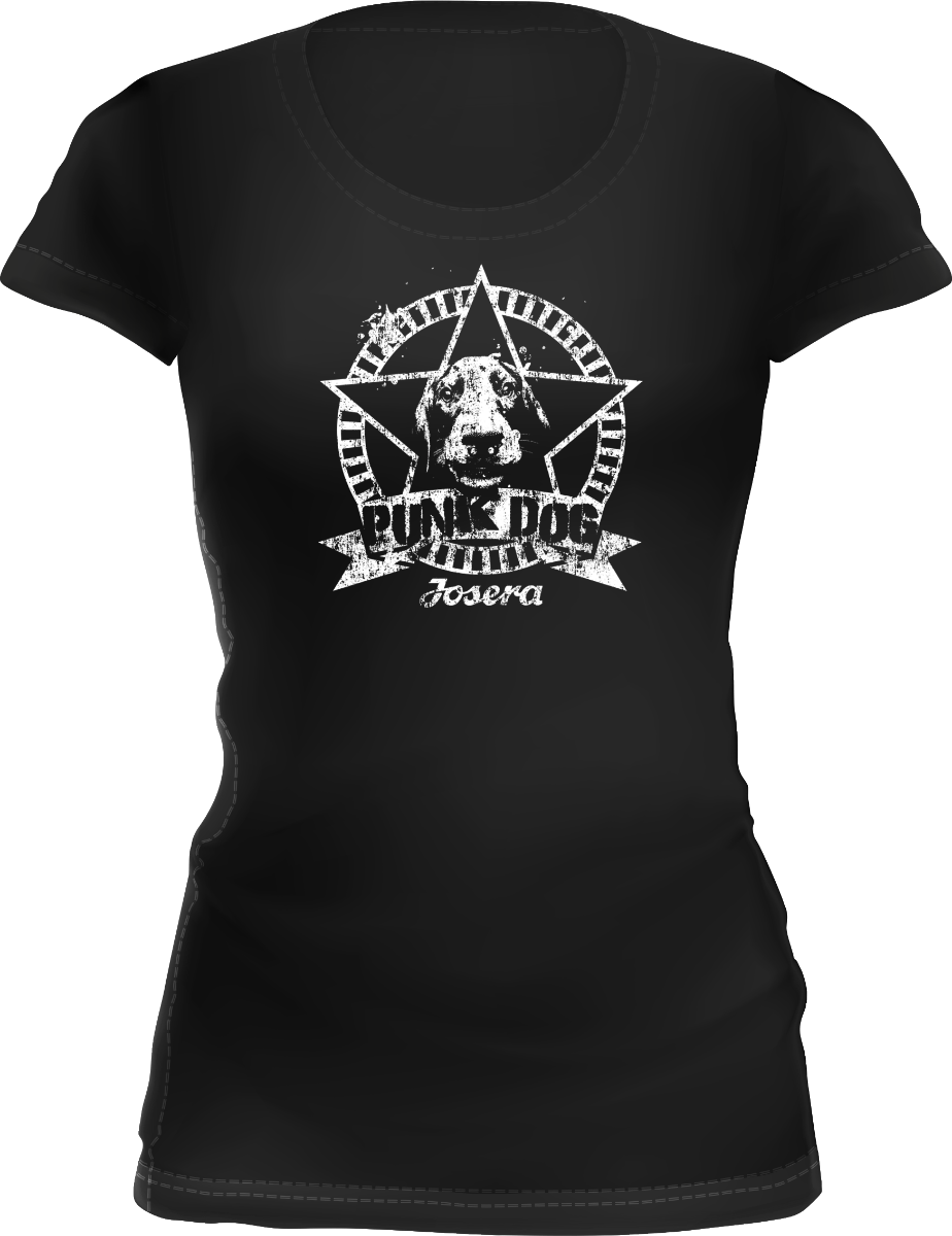 Punk Dog T-Shirt - Damen Gr. L