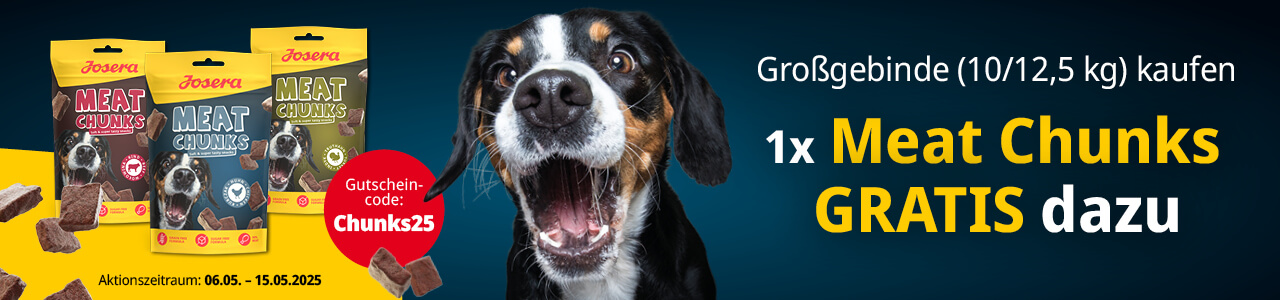 Aktion Hund 1x Meat Chunks (70g) gratis