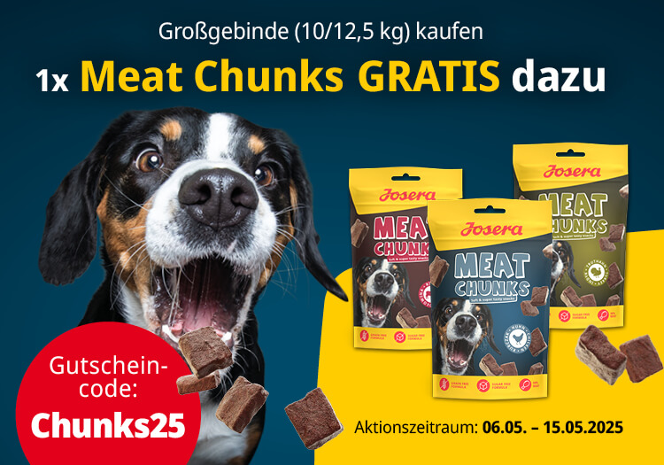 Aktion Hund 1x Meat Chunks (70g) gratis