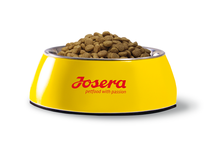 Josera Futternapf gefüllt mit Josera Hundefutter